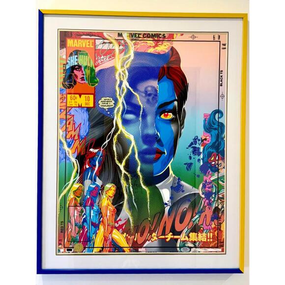 Tristan Eaton Women of Marvel Golden Ticket Hand Finished 1/1 Edition Art Print - Picture 7 of 8